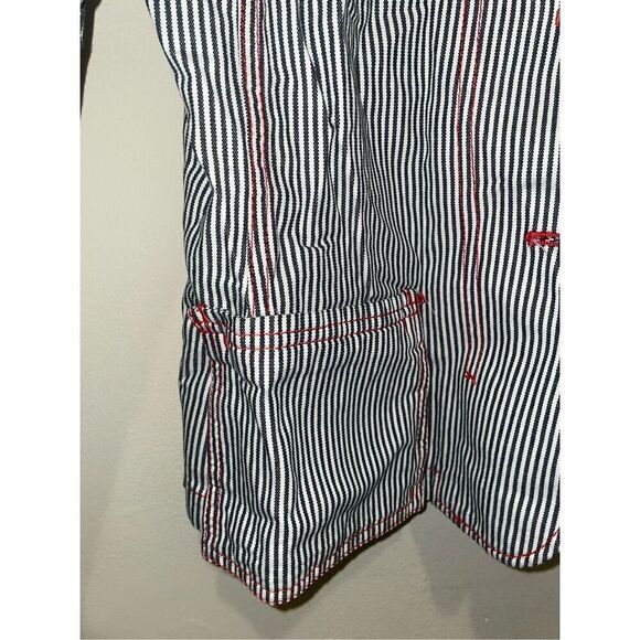 Vintage Harve Bernard pin stripe women’s blazer button down jacket size 10 - Picture 7 of 9